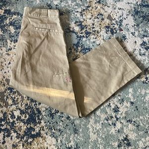 dickies Men's Loose Fit Double Knee Work Pants in Khaki Size 34/30